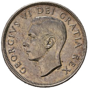 CANADA. Giorgio VI. Dollaro 1951. Ag. qFDC
