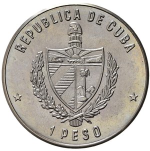 obverse: CUBA. 1 Peso 1983. Ni. KM#107. FDC