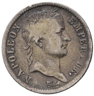 obverse: FRANCIA. Napoleone. 1 franco 1811 A. Ag. KM692.1. qBB