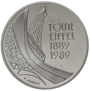 reverse: FRANCIA. 5 Francs 1989 