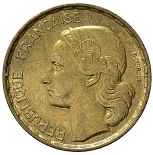 obverse: FRANCIA. 50 francs 1954 B. KM918.2. SPL