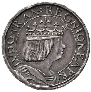 obverse: FRANCIA. III Repubblica. Essai del ducato oro di Luigi XII (XIX sec.). Ag (9,87 g). VG 3964. SPL