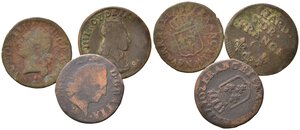 obverse: FRANCIA. Lotto di 3 monete da catalogare. Cu. MB