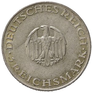 obverse: GERMANIA. Weimar. 3 Reichsmark 1929 A. Ag. KM60. BB/SPL