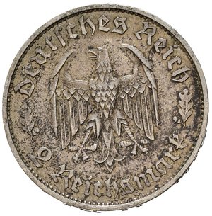 reverse: GERMANIA. Terzo reich. 2 Reichsmark 