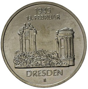 reverse: GERMANIA. DDR. 5 marchi 1985 A 
