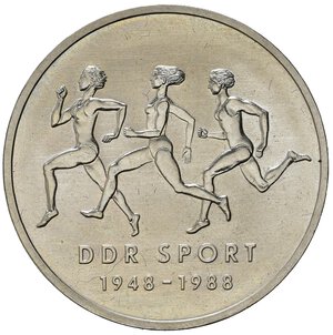 reverse: GERMANIA. DDR. 10 marchi 1988 A 