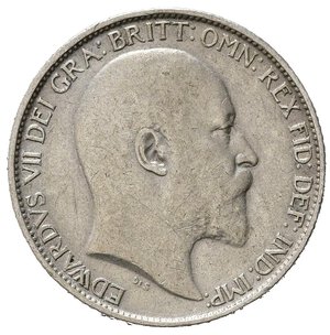 obverse: GRAN BRETAGNA. Edoardo VII. 6 Pence 1908. Ag. KM799. SPL