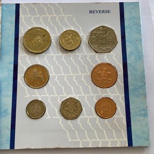 reverse: GRAN BRETAGNA. Elisabetta II. Set coins 1994. BU