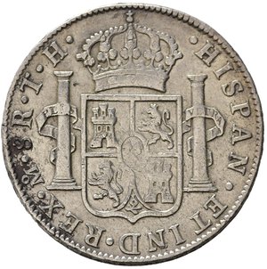 reverse: MESSICO. Carlo IV (1788-1808). Mexico City. 8 Reales 1804. Ag. KM109. qBB