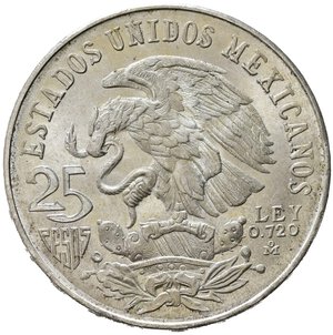 obverse: MESSICO. 25 Pesos 1968. Ag. FDC