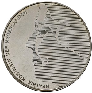 obverse: OLANDA. 50 Gulden 1984. Ag. KM208. Impronte. Proof