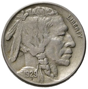 reverse: STATI UNITI. 5 Cents 1929 S 