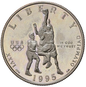 reverse: STATI UNITI. 1/2 dollar 1995 S. KM257. Ag. Proof