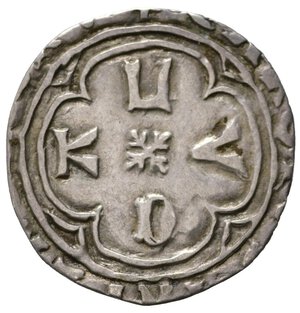 LUCCA. Repubblica (1369-1799). Post 1450. Grosso da 3 Bolognini (III tipo). D/lettere LVCA disposte a croce; R/Volto Santo. Ag (1,63 g). MIR 156. Tosato. qBB
