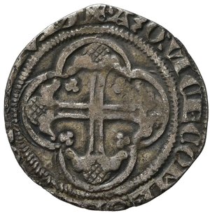 obverse: MILANO. Azzone Visconti (1329-1339). Grosso da 2 soldi. Ag (2,05 g). MIR 87/1; Cr.2.Tosato. MB