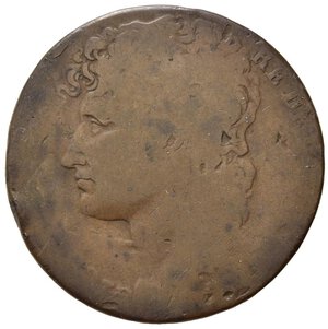 obverse: NAPOLI. Gioacchino Napoleone Murat (1808-1815). 3 Grana 1810. AE. MB