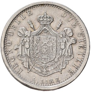reverse: NAPOLI. Gioacchino Napoleone Murat (1808-1815). 5 lire 1813. Ag. Gig.12; Magliocca 417. MB+/qBB