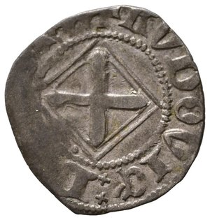 obverse: SAVOIA. Ludovico (1440-1465). Quarto I tipo. Mi (1,27 g). D/Croce sabauda. R/FERT con caratteri gotici. MIR 167. BB