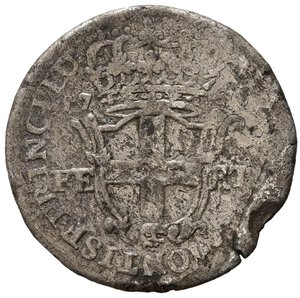 obverse: SAVOIA. Carlo Emanuele III. Primo periodo (1730-1755). 5 Soldi 1741  II tipo. Mi (3,25 g). Cud. 1045a. R. MB