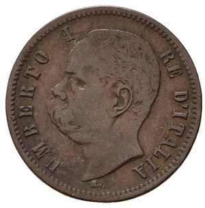 obverse: Regno d Italia. Umberto I. 2 centesimi 1895. Cu. MB+