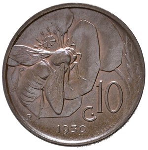 reverse: Regno d Italia. Vittorio Emanuele III (1900-1943). 10 centesimi 1930 