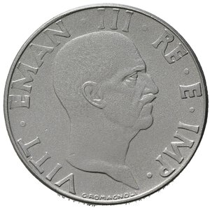 obverse: Regno d Italia. Vittorio Emanuele III. 50 Centesimi 1940. Satinata. Colpetto al bordo. SPL