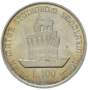 reverse: Repubblica Italiana. 100 Lire 1988 