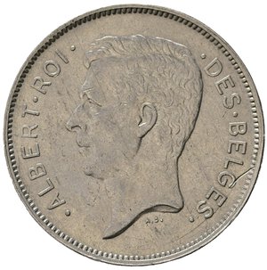 obverse: BELGIO. 20 Francs 1931. Km 101.1. Ni. Raro. qSPL