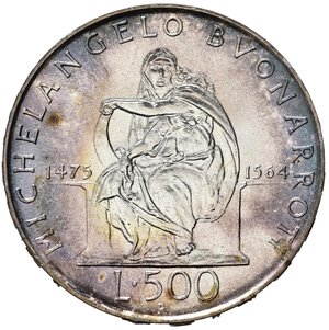 reverse: Repubblica Italiana. 500 Lire 1975 