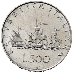 reverse: Repubblica Italiana. 500 lire 1983. Ag. FDC