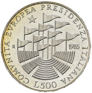 reverse: Repubblica Italiana. 500 Lire 1985 