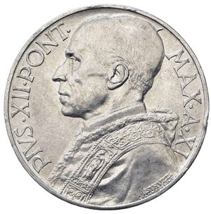 obverse: VATICANO. Pio XII. 10 lire 1949. SPL+
