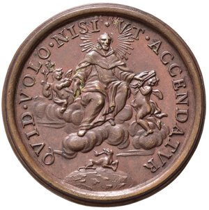reverse: MEDAGLIE PAPALI. Benedetto XIII (1724-1730). Medaglia anniversario del Possesso. Roma 1726 (anno III). AE (13,80 g - 31,7 mm). Opus Hamerani. Miselli 214. qFDC