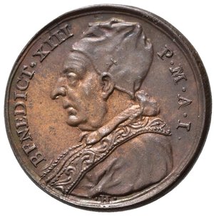 obverse: MEDAGLIE PAPALI. Benedetto XIII (1724-1730). Medaglia Anno I 