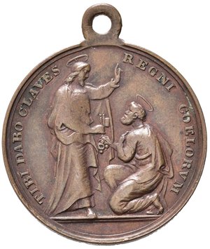 reverse: Medaglie Papali. Pio IX (1846-1870). Roma. Medaglia anno XXIV. AE (5,77 g). BB