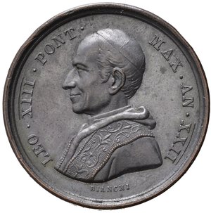 obverse: Medaglie Papali. Leone XIII (1878-1903). Medahlia Giubileo 1900. AE 11,29g 30,3mm. SPL+