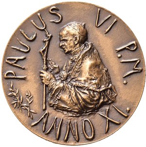 obverse: Medaglie Papali. Paolo VI. Medaglia 1973 anno XI. AE. FDC