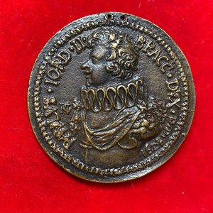 obverse: PERSONAGGI. Paolo Giordano II Orsini (1591-1656) Duca di Bracciano e Principe consorte di Piombino. Medaglia 1624 AE (76,62 g - 58,42 mm). Fusione postuma(?). Forellini. SPL