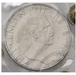 obverse: Italia. Regno D Italia. Vittorio Emanuele III (1900-1943). 50 Cent 1939 NI antimagnetica.Mont 264. FDC 