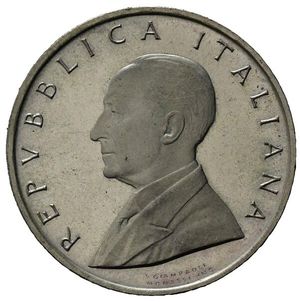 obverse: Italia. Repubblica Italiana. AR  500 Lire 1974  Guglielmo Marconi (28,8mm, 11,04gr) SPL+