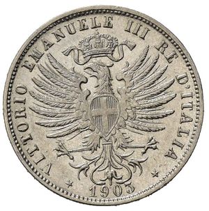 reverse: Italia. Regno d Italia . Vittorio Emanuele III (1900 – 1946). NI 25 Cent. 1903. SPL