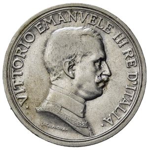 obverse: Italia. Regno d Italia . Vittorio Emanuele III (1900 – 1946). AR 2 Lire 1916. qSPL