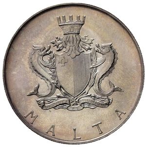 obverse: Malta. AR Lira 1972 (32mm, 10gr) SPL