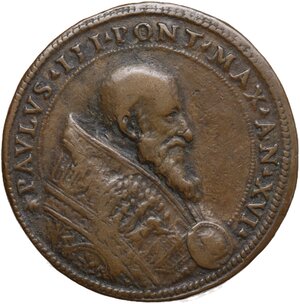 obverse: Paolo III (1534-1559), Alessandro Farnese. Medaglia A. XVI