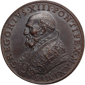 obverse: Gregorio XIII (1572-1585), Ugo Boncompagni. Medaglia