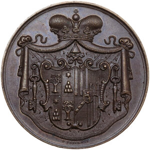 obverse: Sede Vacante (1914).. Medaglia emessa dal Maresciallo del Conclave Principe Mario Chigi