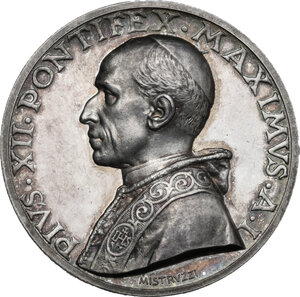 obverse: Pio XII (1938-1959), Eugenio Pacelli.. Medaglia annuale A. I
