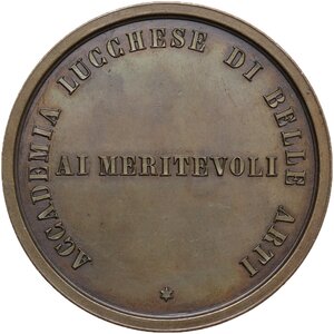 reverse: Matteo Civitali (1436-1502), Scultore. Medaglia celebrativa realizzata dall Accademia di belle Arti di Lucca