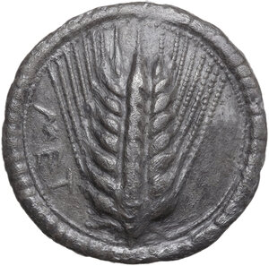 obverse: Southern Lucania, Metapontum. AR Stater, c. 540-510 BC